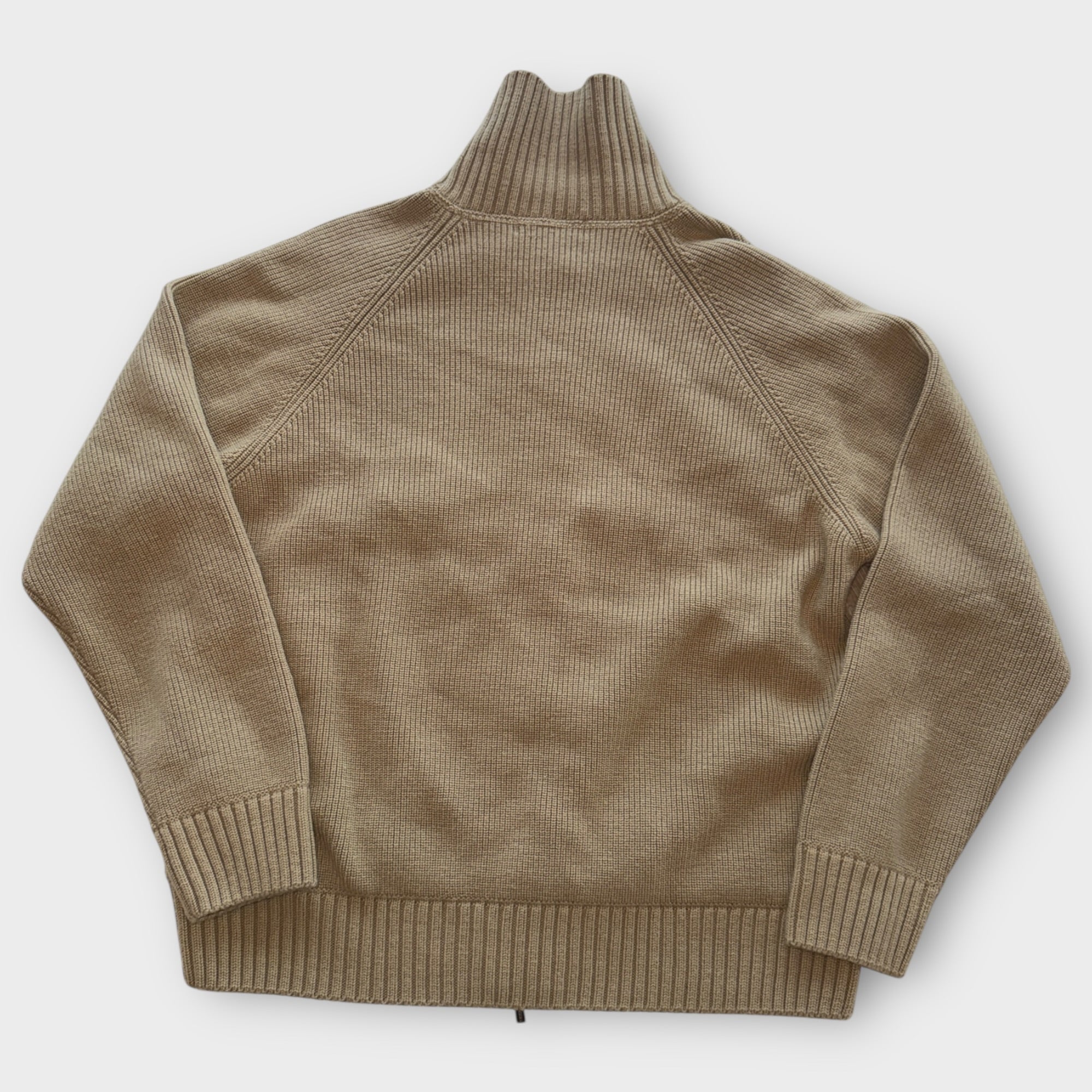 Burberry Zip Strickjacke Beige (M)