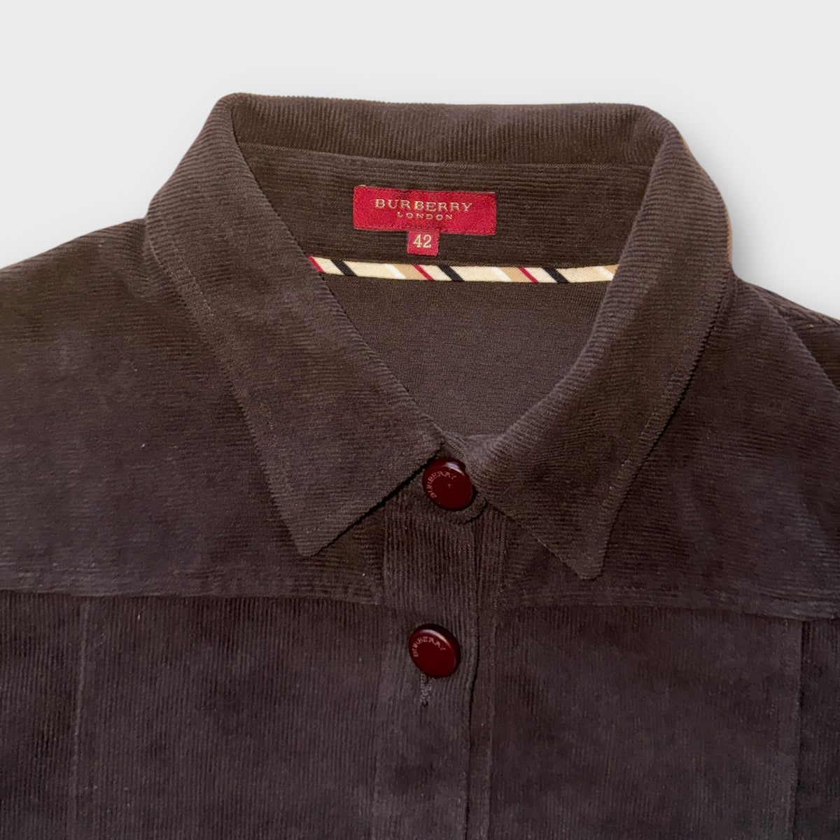 Burberry Cordhemd / leichte Jacke (EU 42)