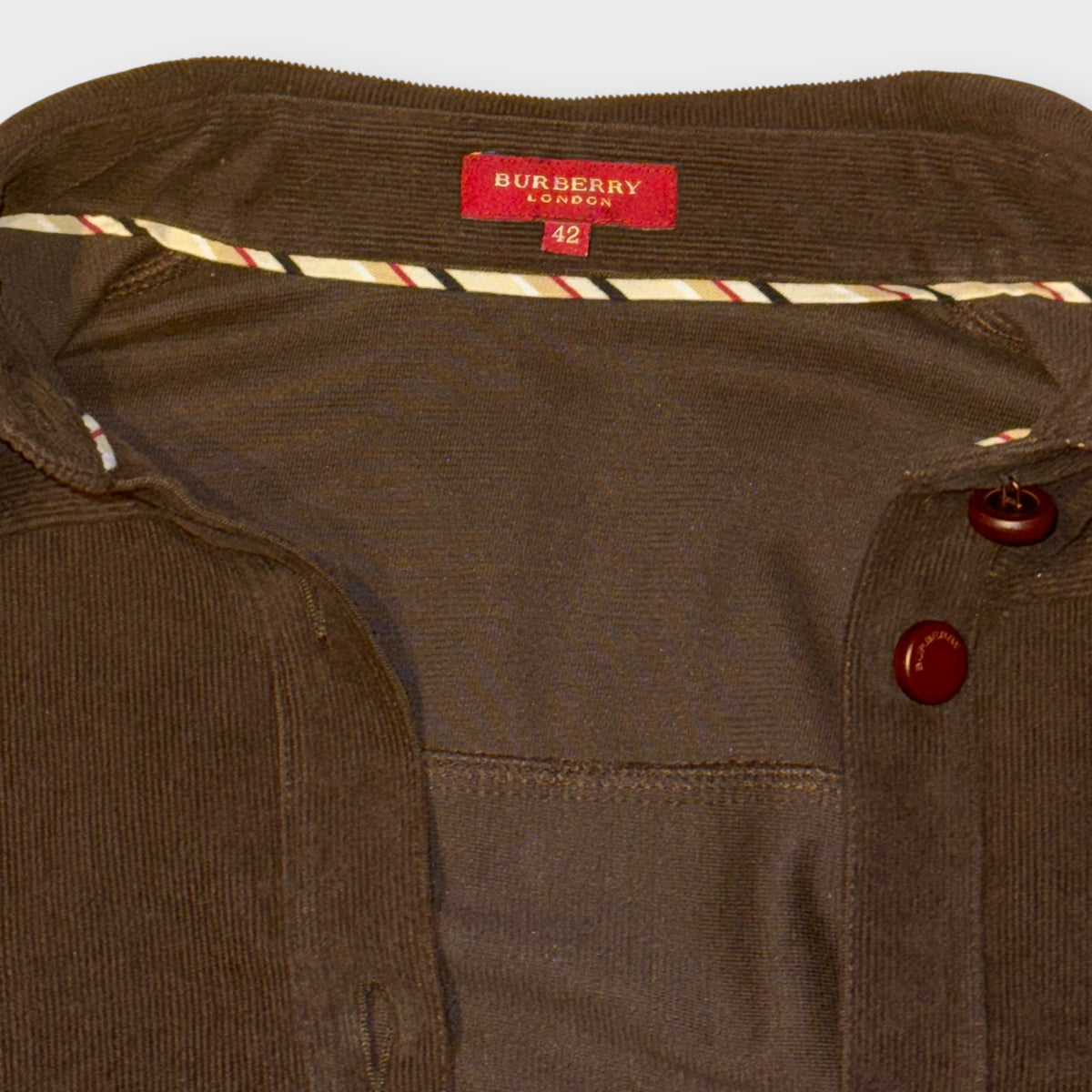 Burberry Cordhemd / leichte Jacke (EU 42)