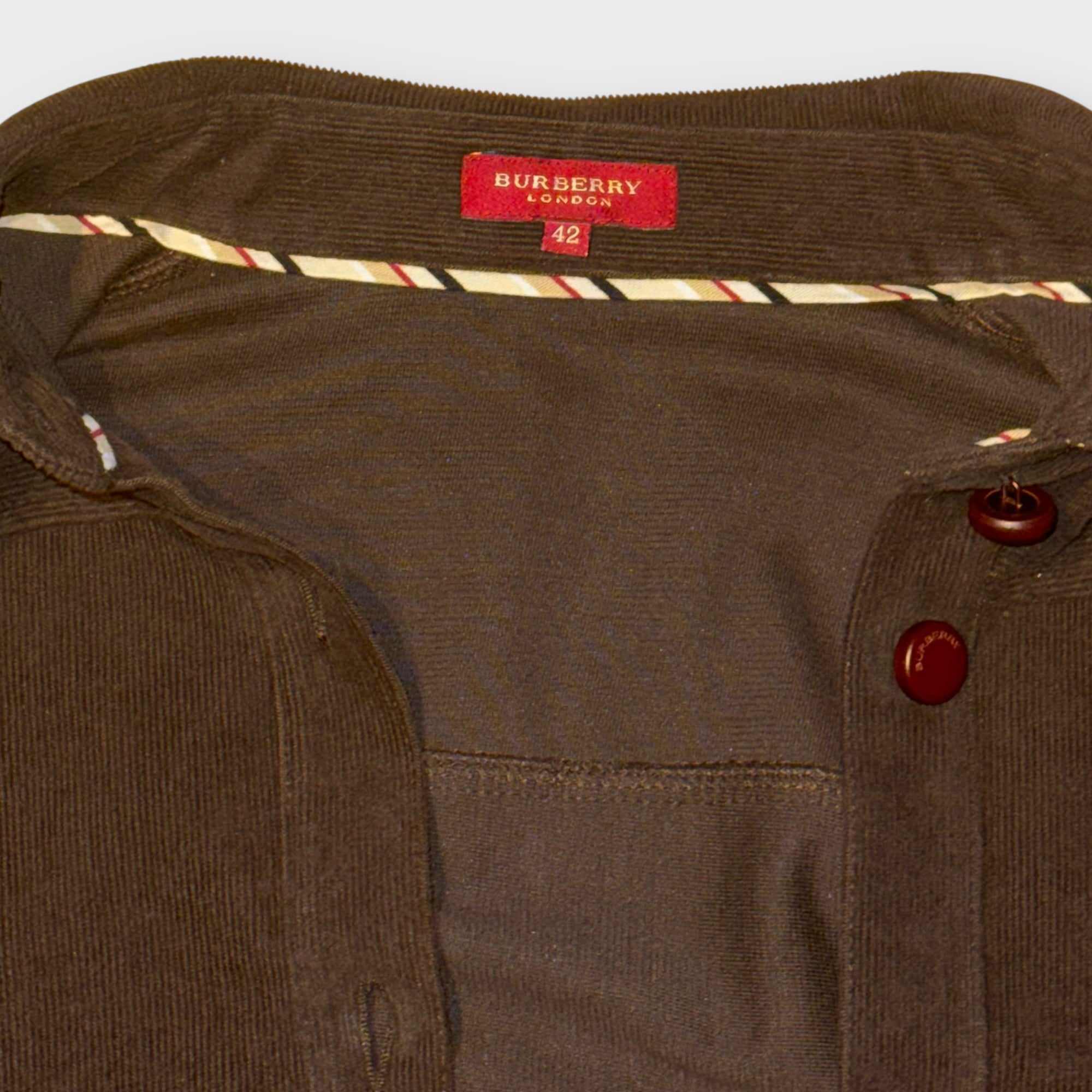 Burberry Cordhemd / leichte Jacke (EU 42)