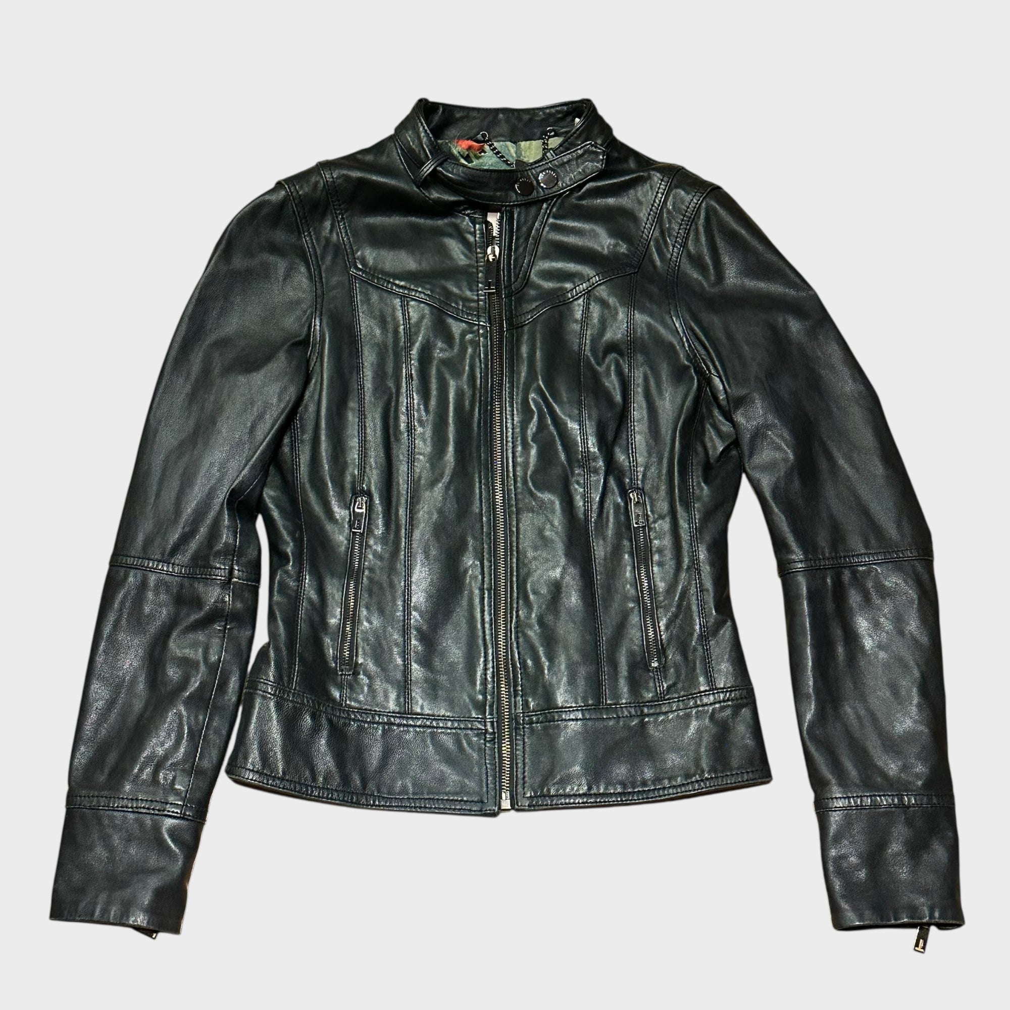 Ted Baker Slimfit Lederjacke (XS)