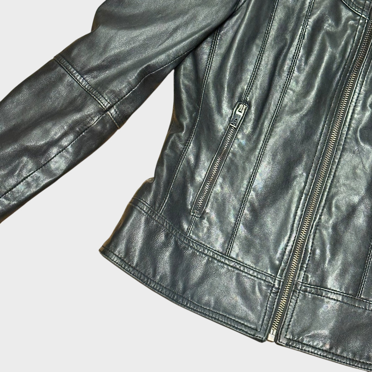 Ted Baker Slimfit Lederjacke (XS)