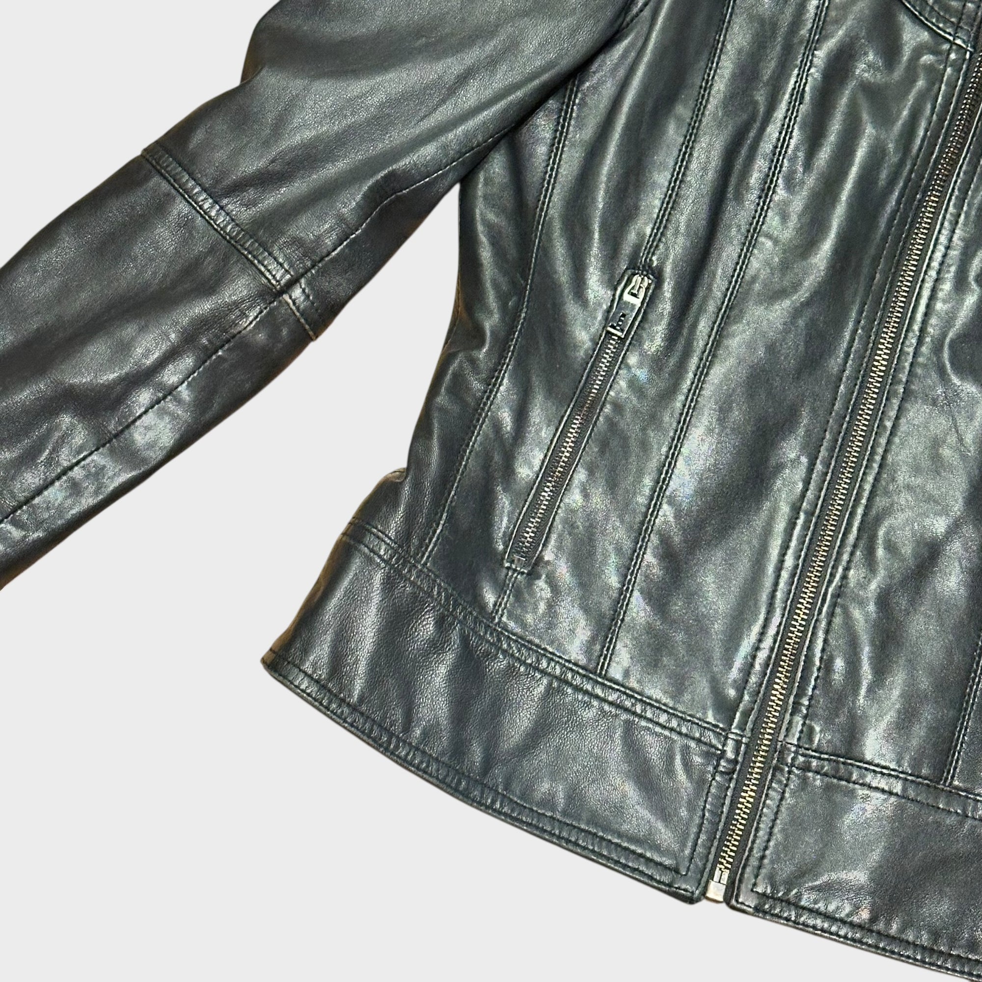 Ted Baker Slimfit Lederjacke (XS)