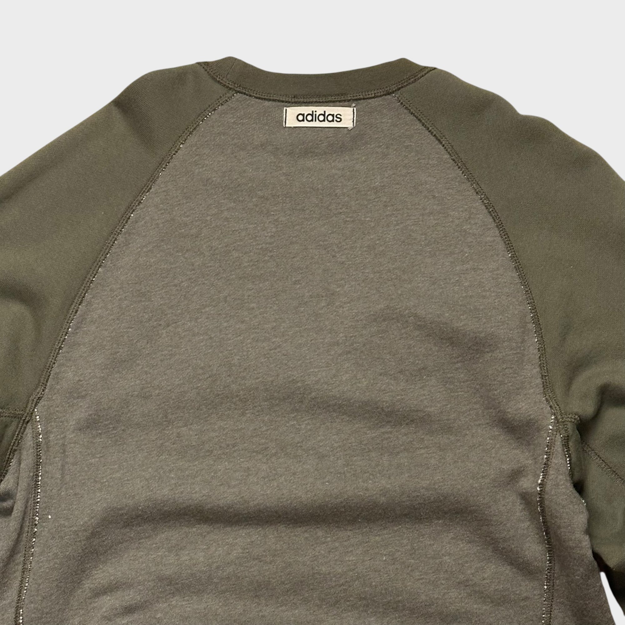 Adidas Sweatshirt in Olivgrün (S)