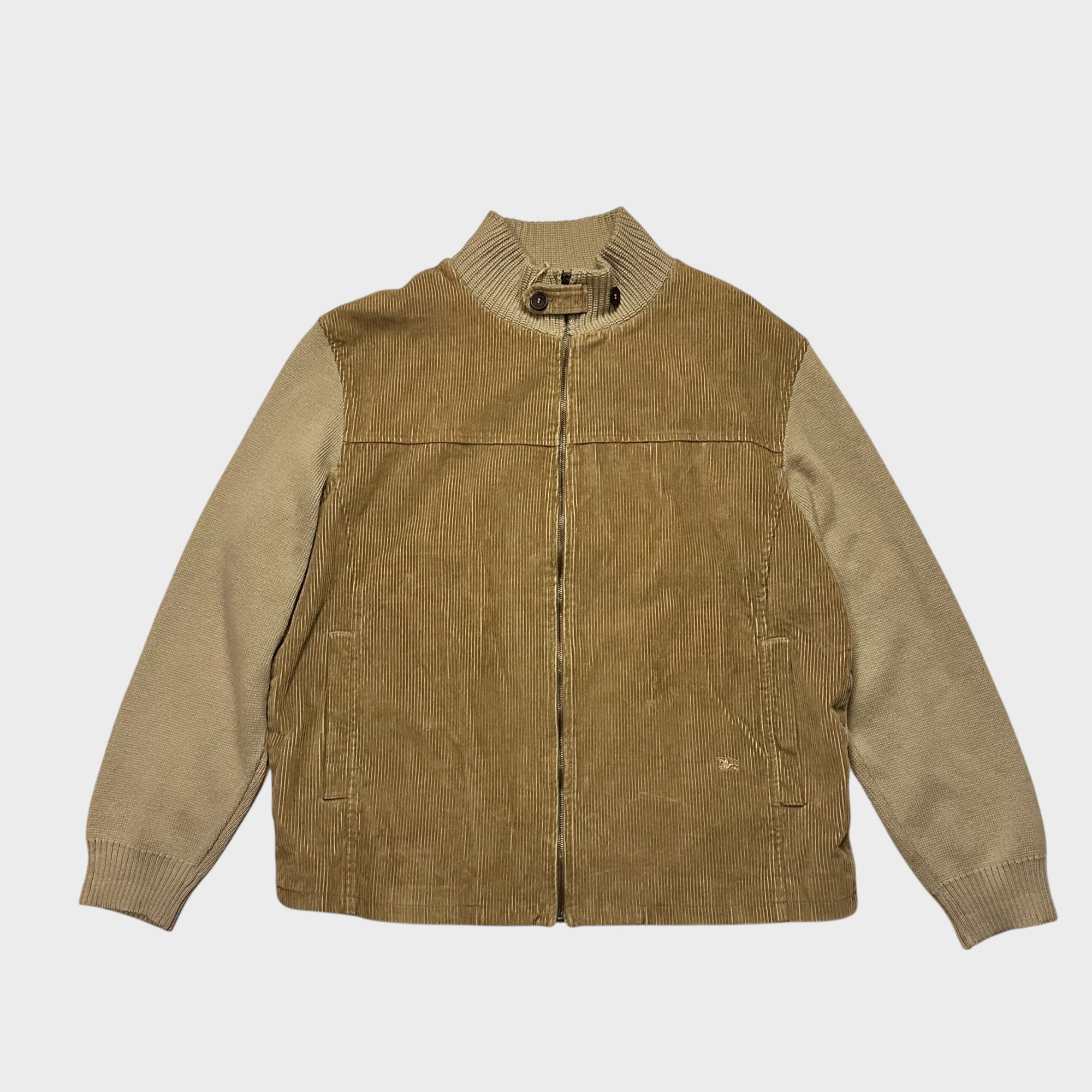 Burberry Cordjacke mit Strickärmeln (L)