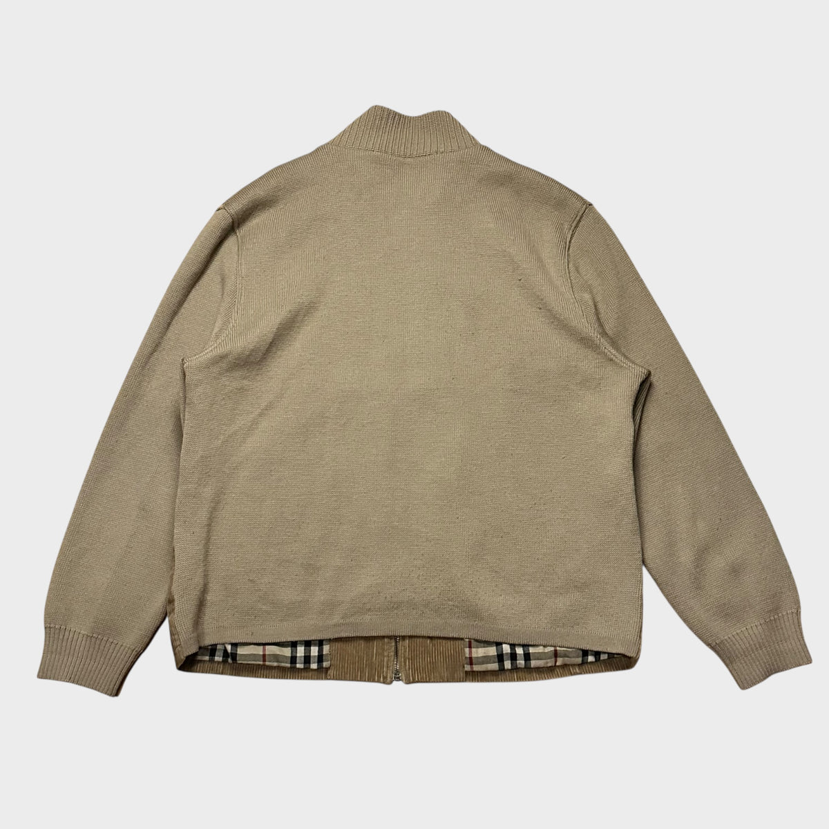 Burberry Cordjacke mit Strickärmeln (L)
