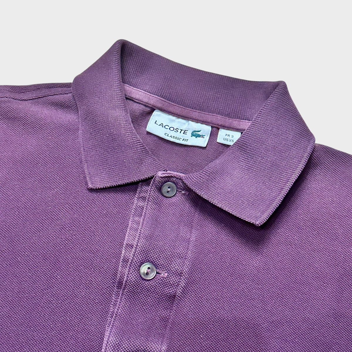 Lacoste Polohemd lila Classic Fit (S)