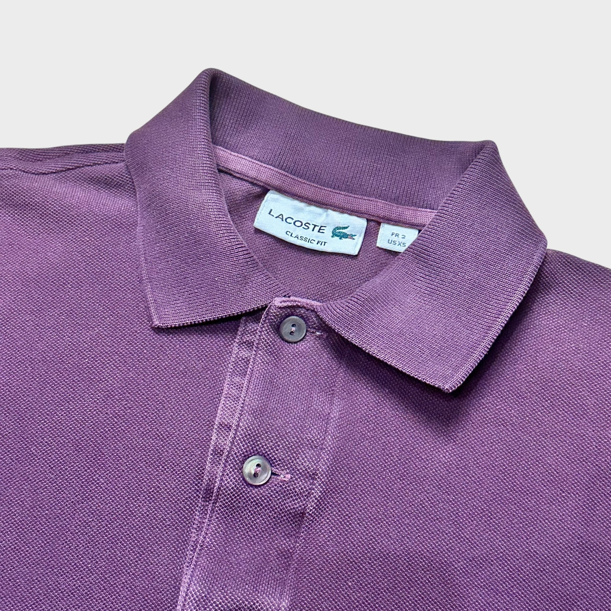 Lacoste Polohemd lila Classic Fit (S)
