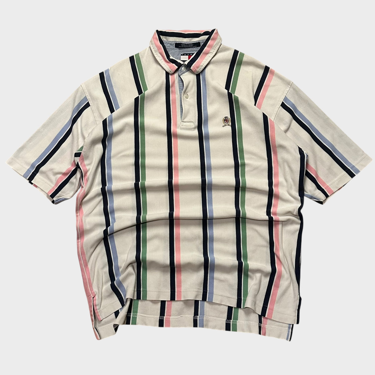 Gestreiftes Tommy Hilfiger Polo-Shirt (XL)