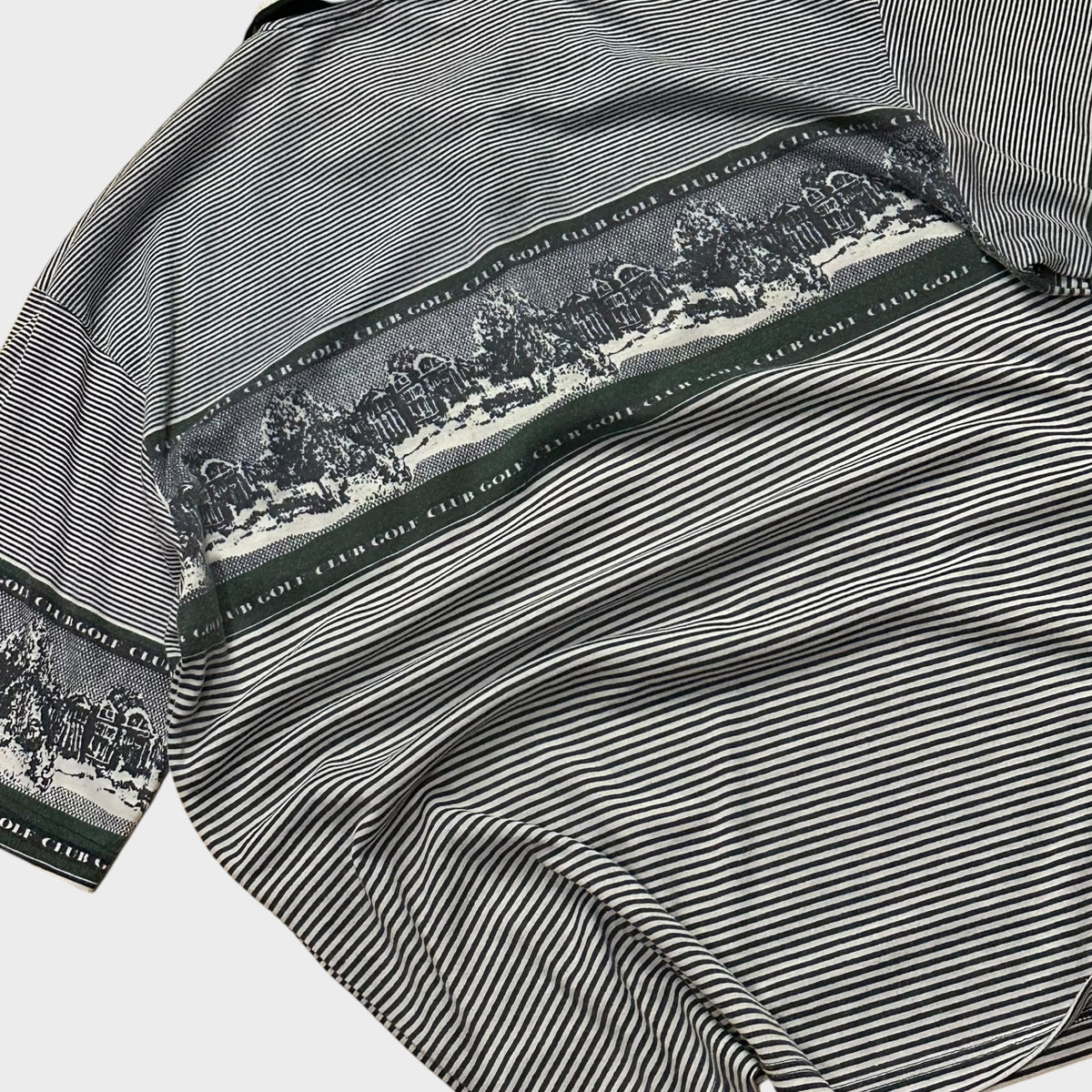 Vintage Golf-Club Poloshirt mit Reissverschlus (L)