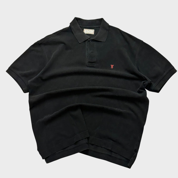 Schwarzes Thomas Burberry Poloshirt (L)