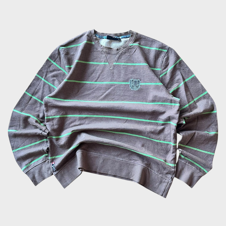 Quiksilver gestreiftes Sweatshirt braun (L)