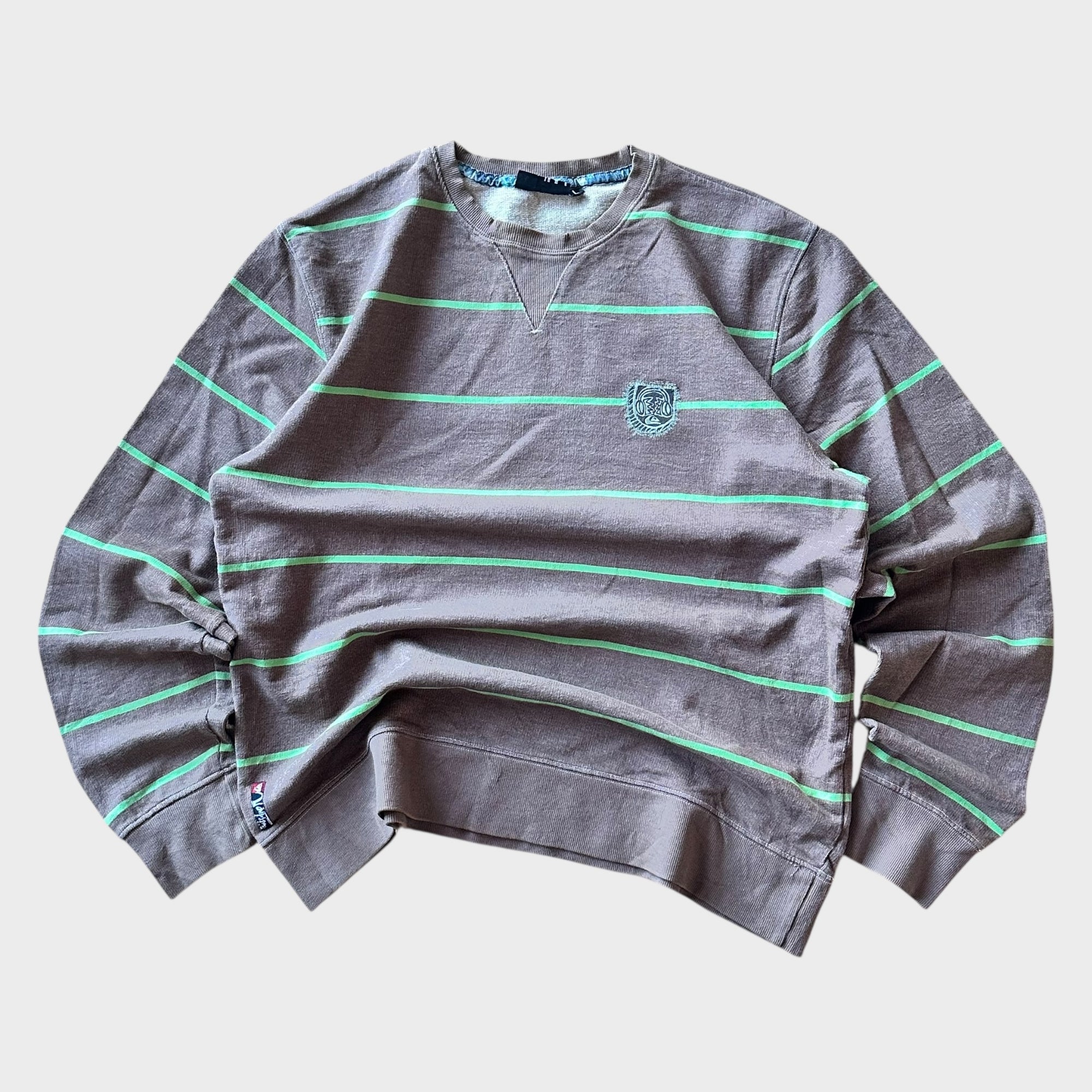 Quiksilver gestreiftes Sweatshirt braun (L)