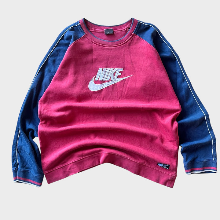 Nike 2000s Sweatshirt Red/Blue (M)
