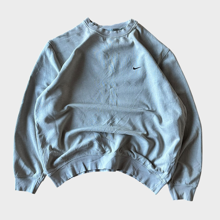 Creme Nike Sweatshirt Pullover (L)