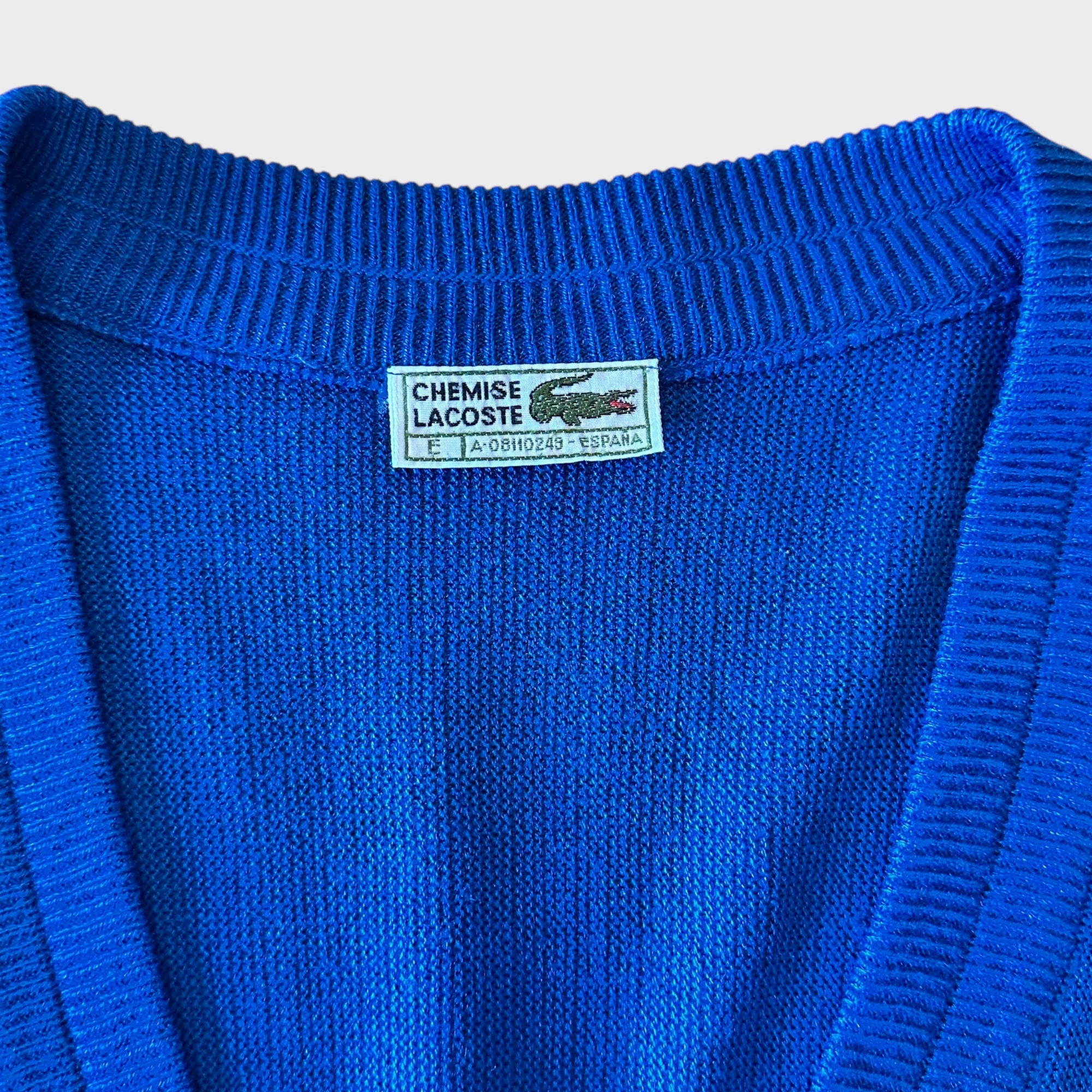 Blauer Lacoste Strickcardigan (L)