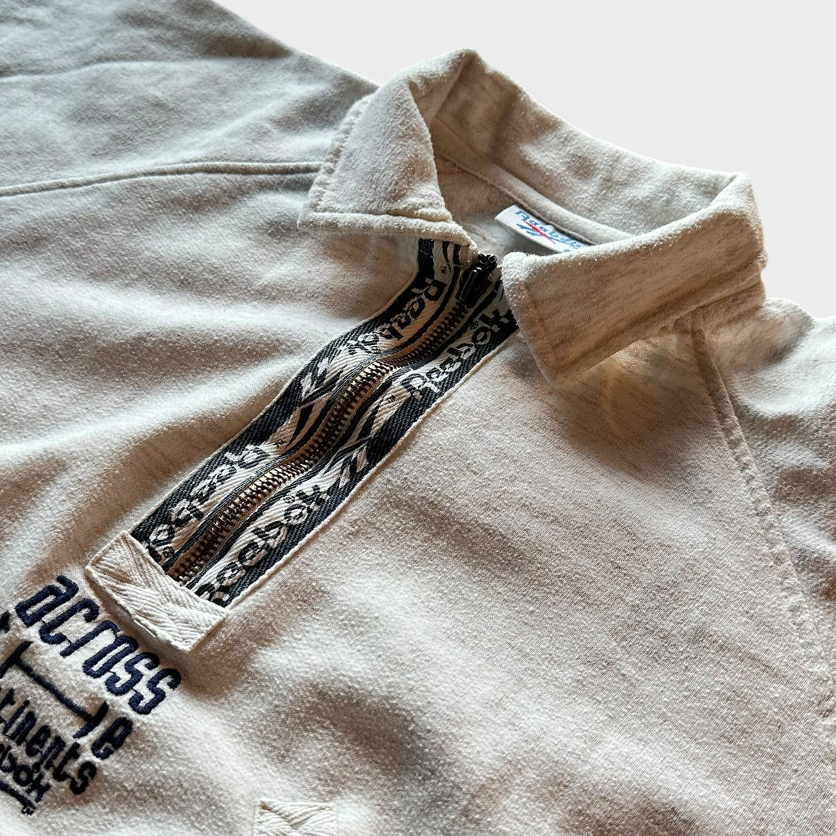 Vintage Reebok Sweatshirt mit Kragen (XS)