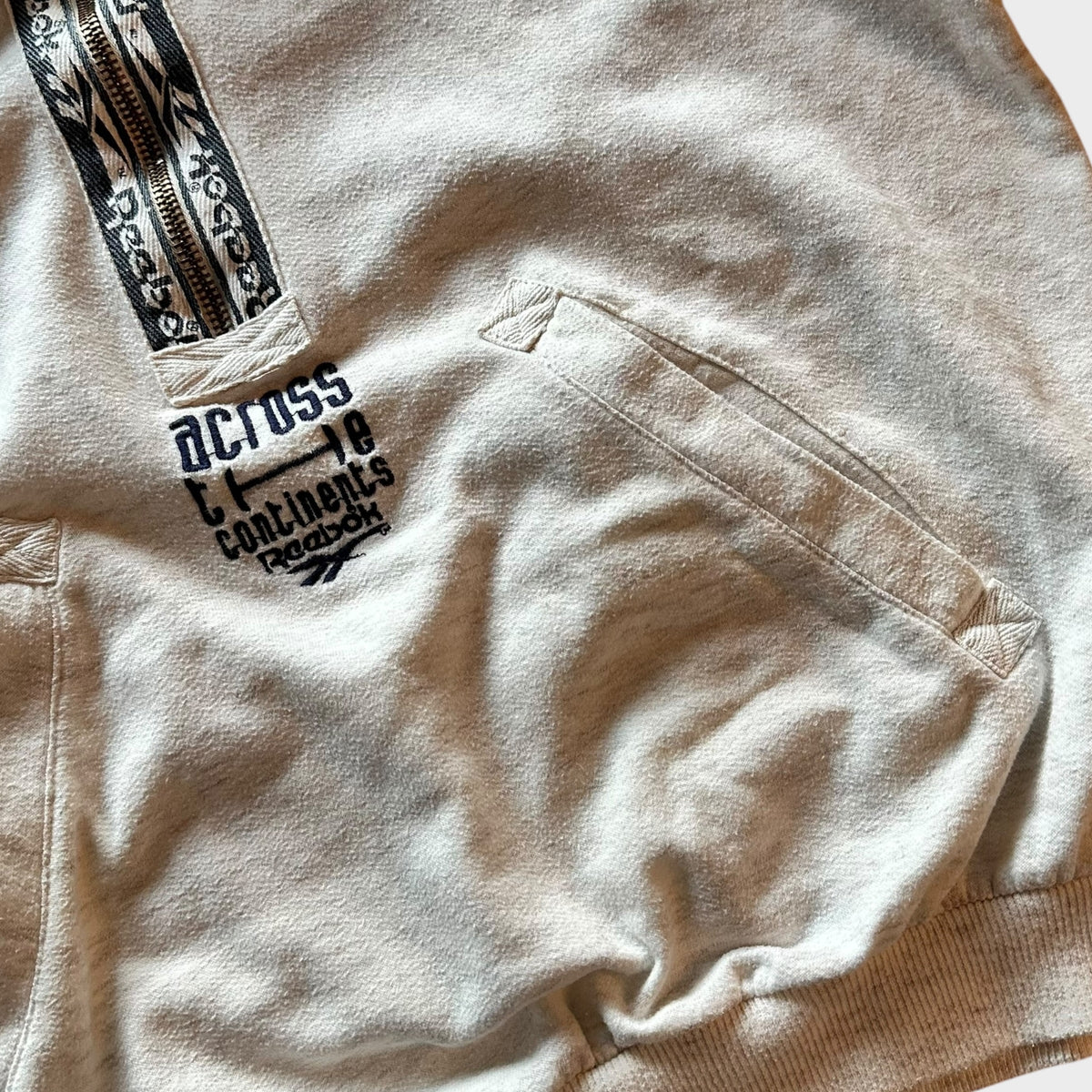 Vintage Reebok Sweatshirt mit Kragen (XS)