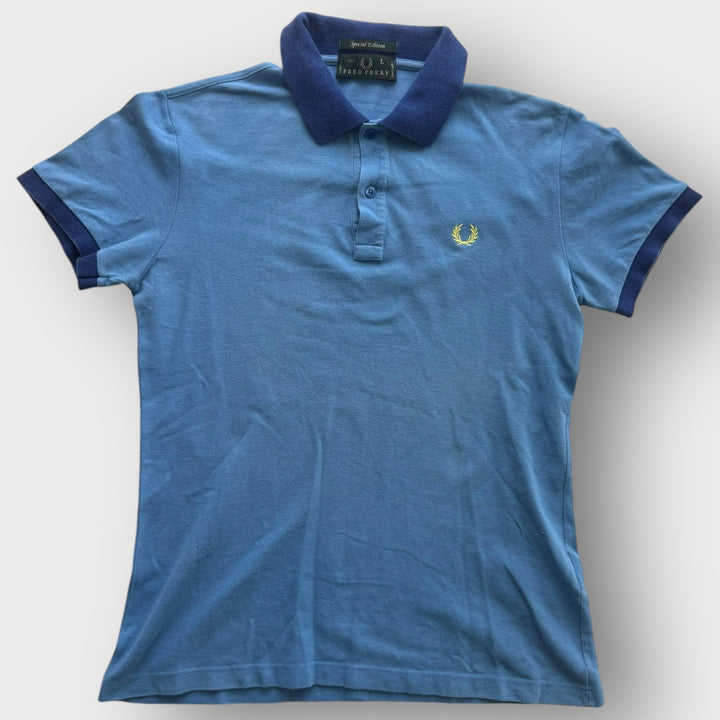 Fred Perry Polo Blau (S)