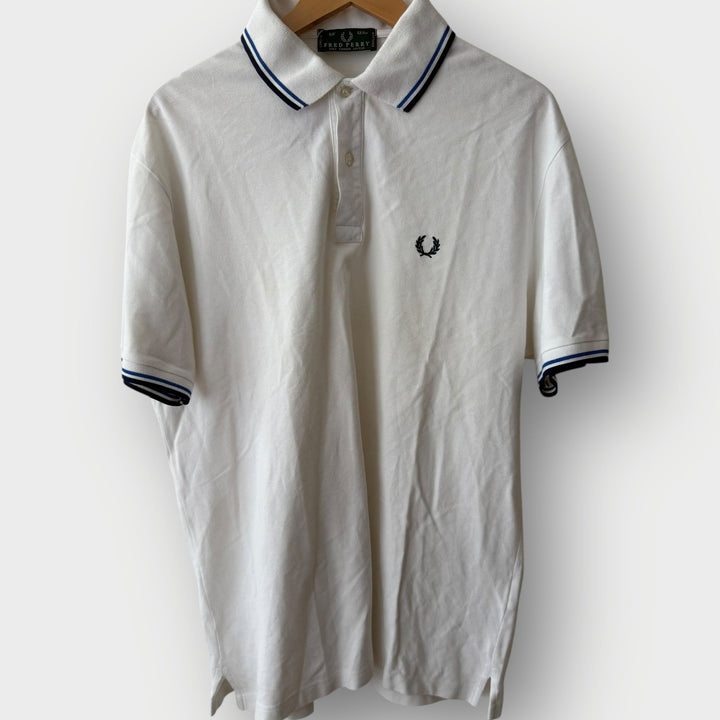Fred Perry Polo Weiss (XXL)