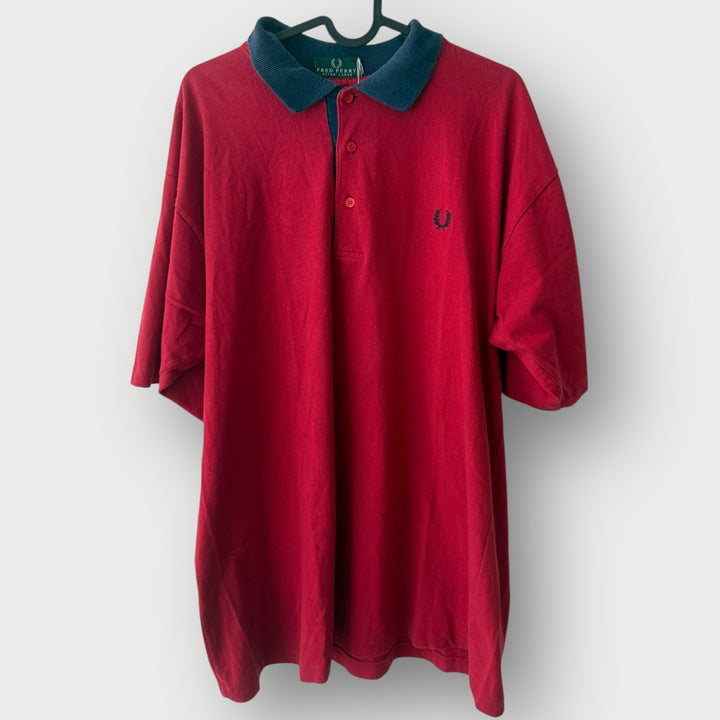 Vintage Fred Perry Polo Rot (XL)