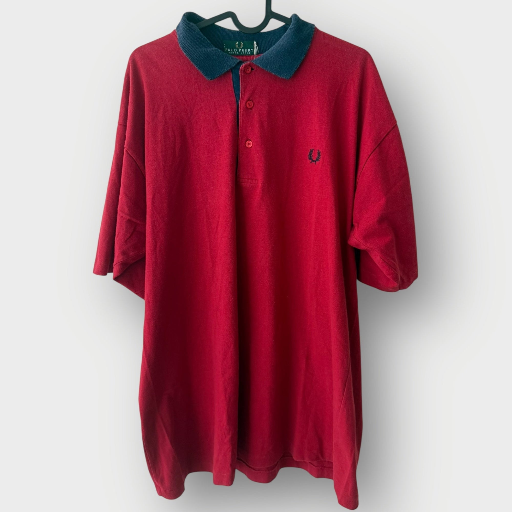 Vintage Fred Perry Polo Rot (XL)