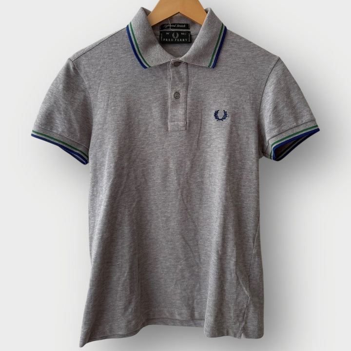 Fred Perry Polo Hellgrau (S)
