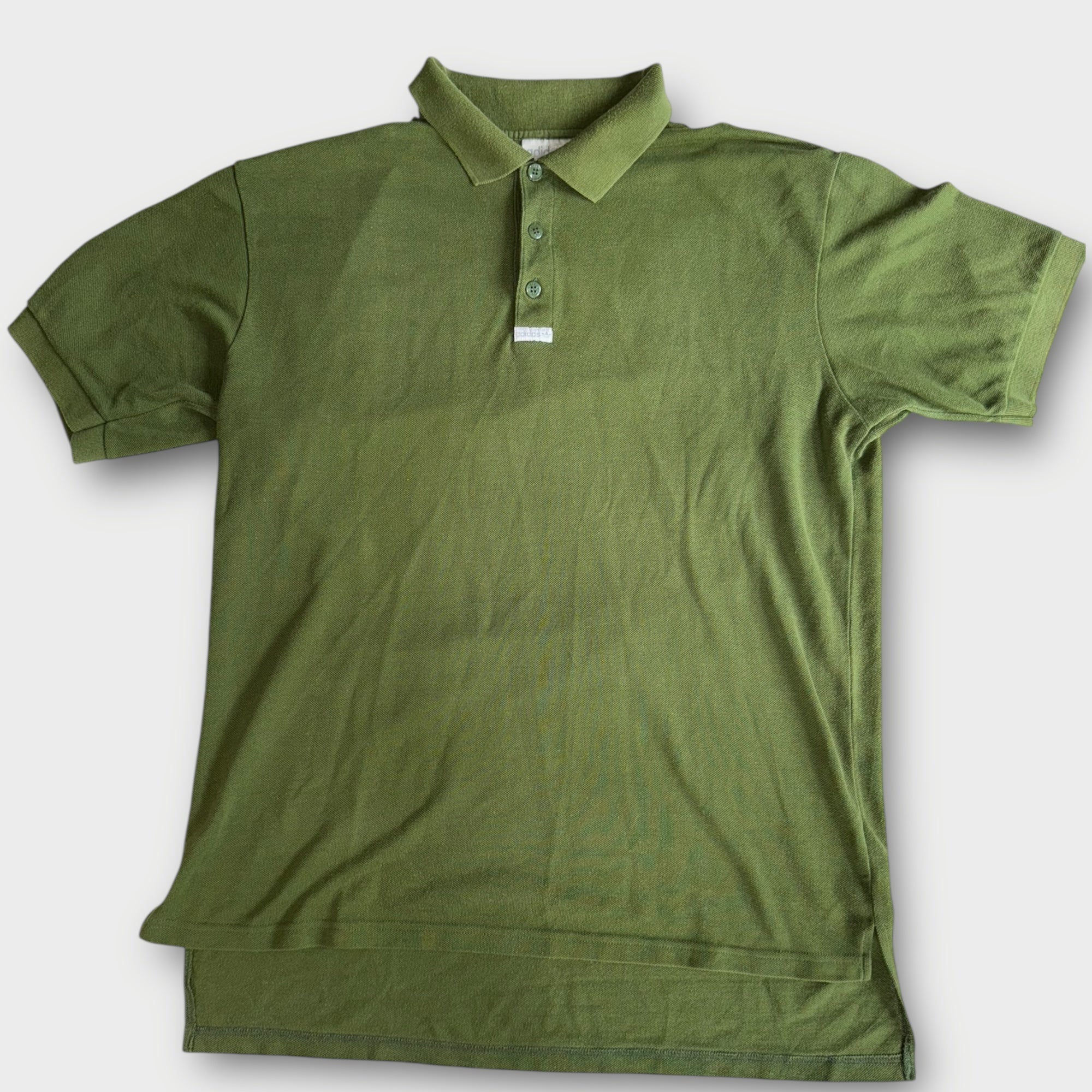 Vintage Adidas Polo Olivgrün (L)