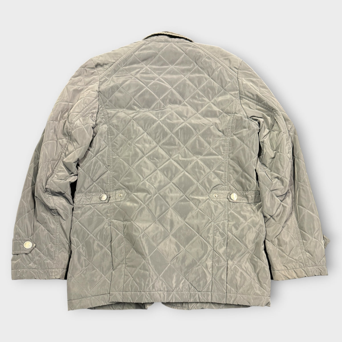 Burberry London Steppjacke Grau L XL Rückseite