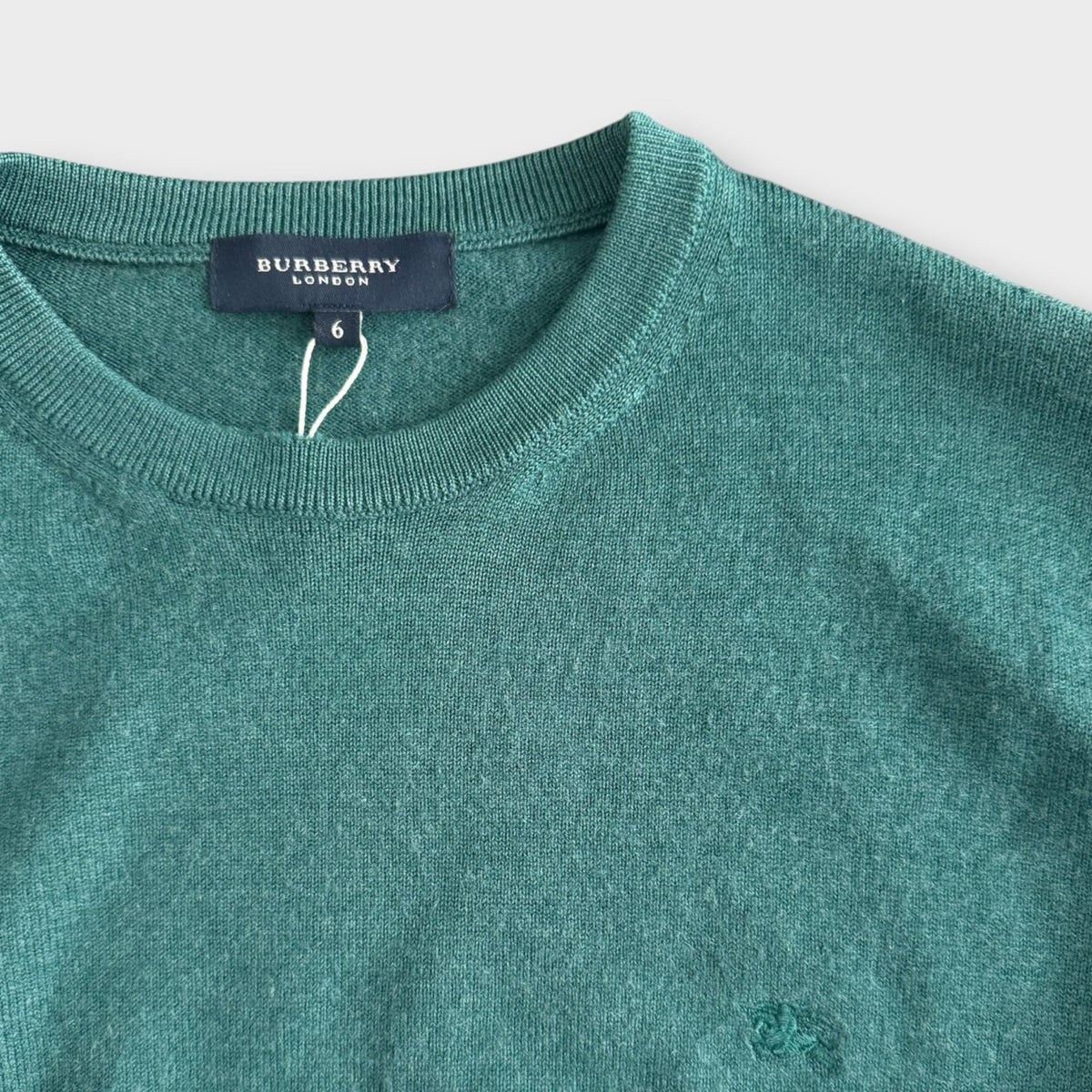 Burberry London Strickpullover Label Detail