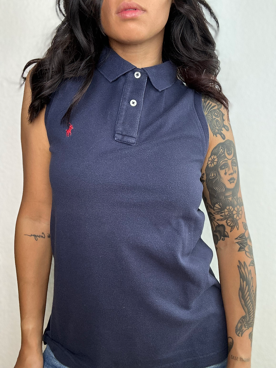 Vintage Ralph Lauren Sleeveless Polo (M)
