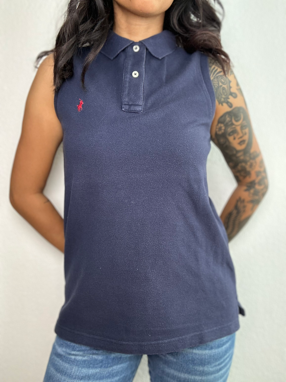 Vintage Ralph Lauren Sleeveless Polo (M)