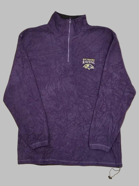 Baltimore Ravens NFL Football 1/4 Fleece-Zip (L)