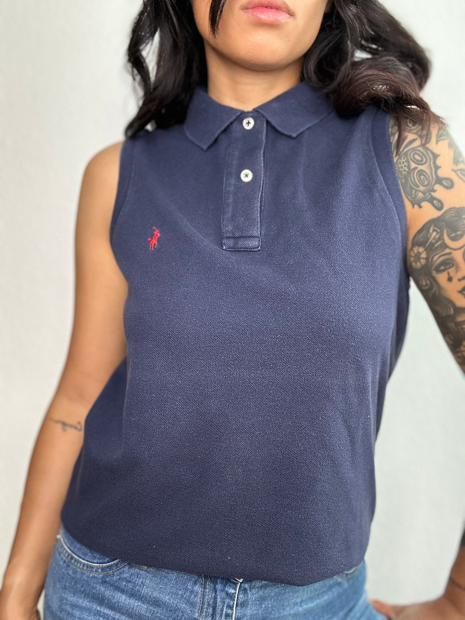 Vintage Ralph Lauren Sleeveless Polo (M)