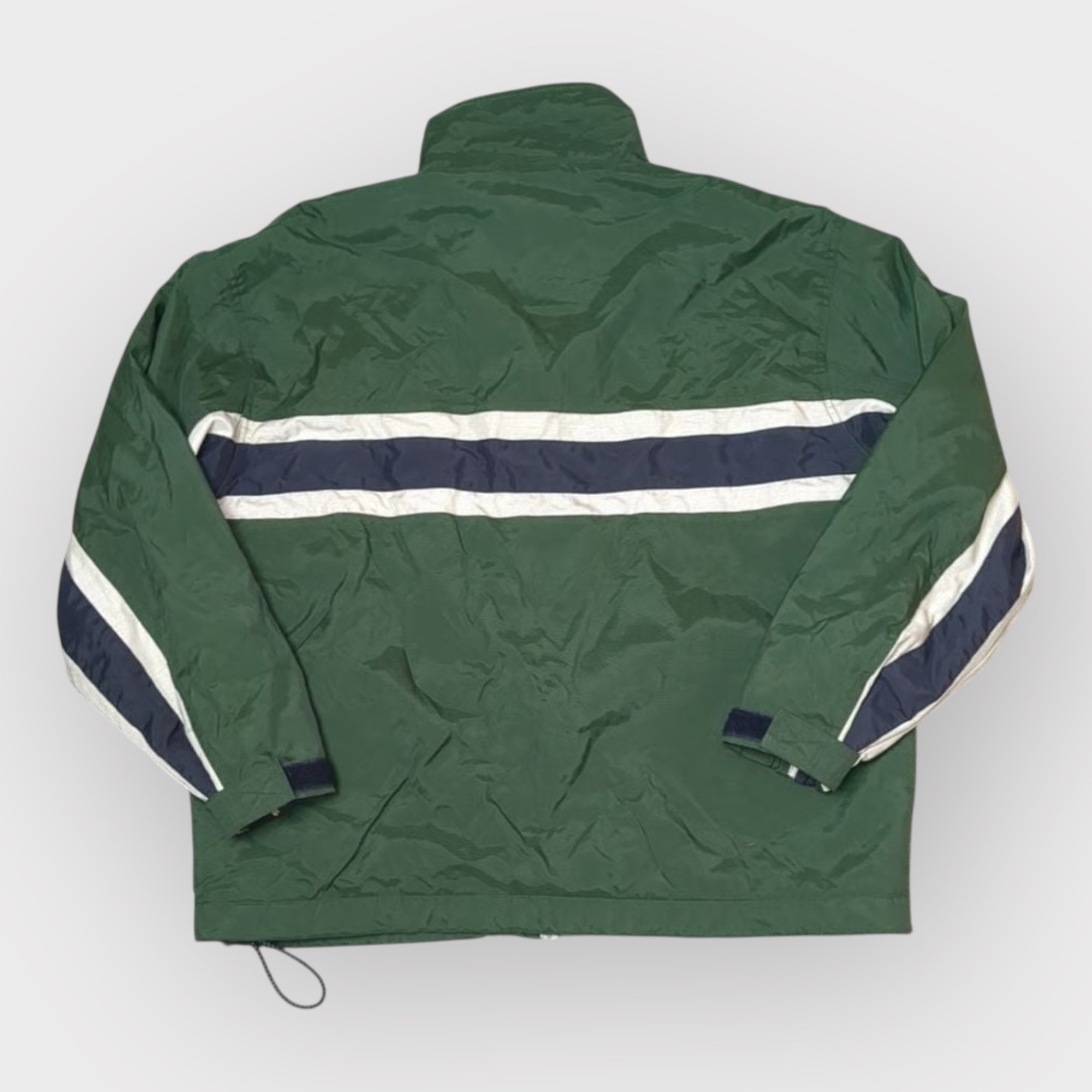 Abercrombie Vintage Parka Grün – Rückansicht im 90s Outdoor-Stil
