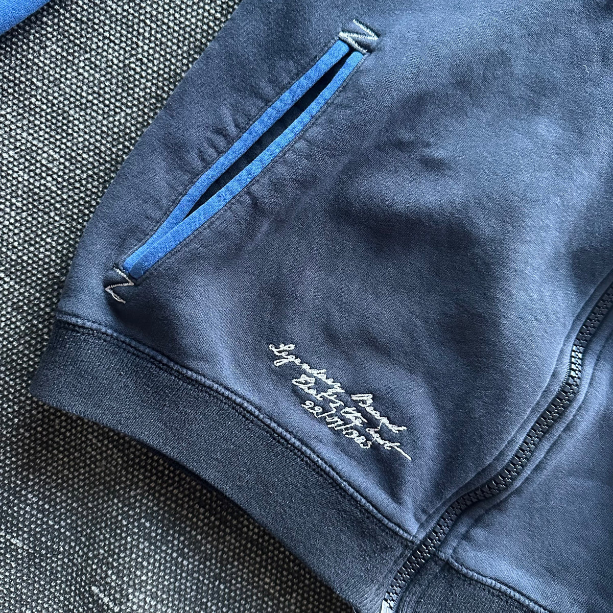Harvard Line Royal Team Zip-Hoodie – Ansicht 3