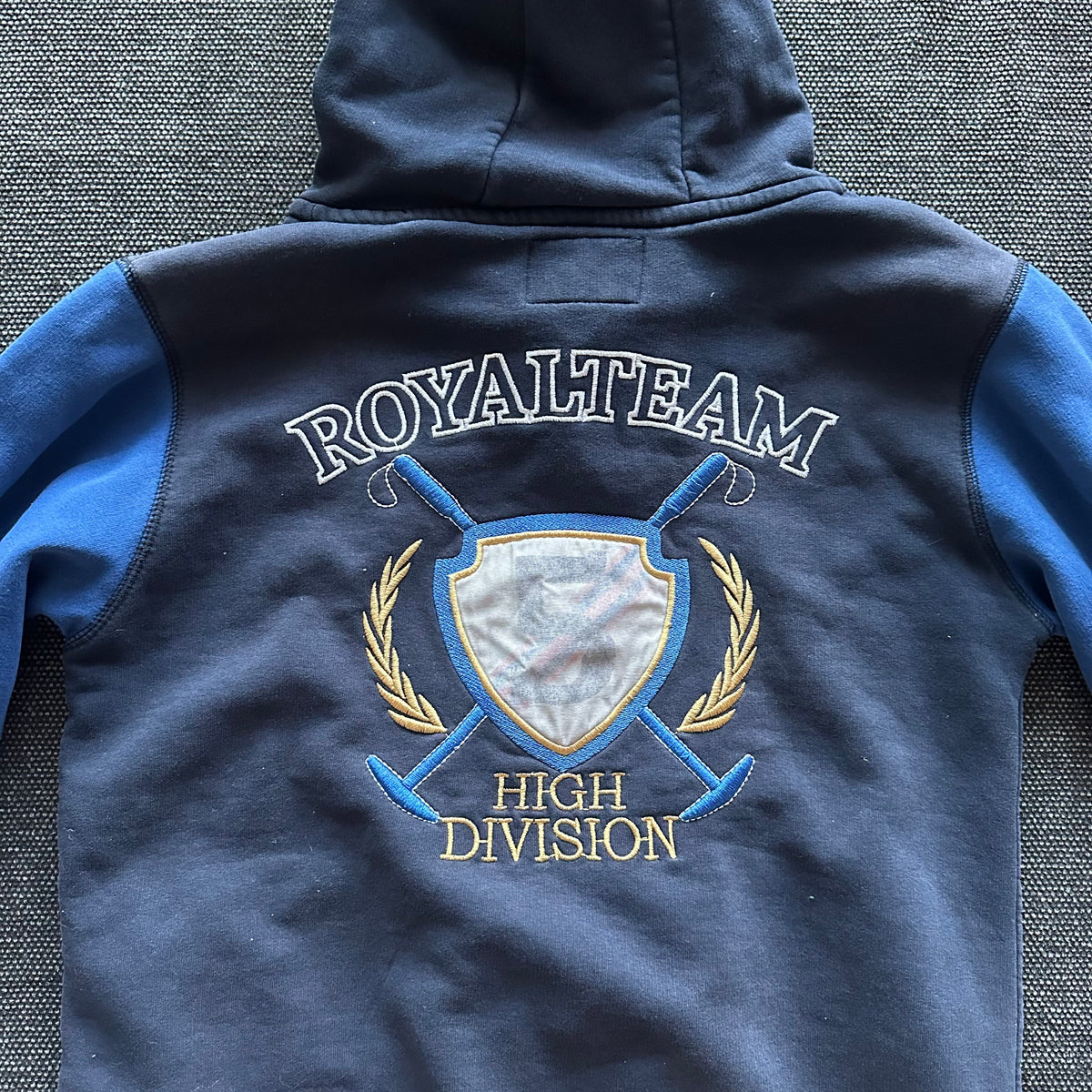 Harvard Line Royal Team Zip-Hoodie – Ansicht 4