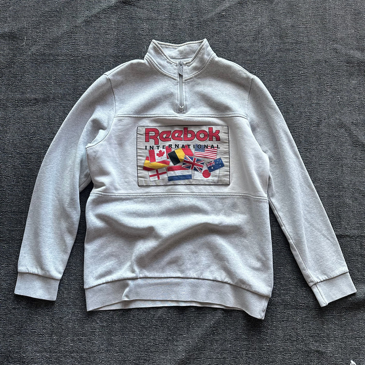 Reebok International Half-Zip Sweatshirt – Ansicht 1