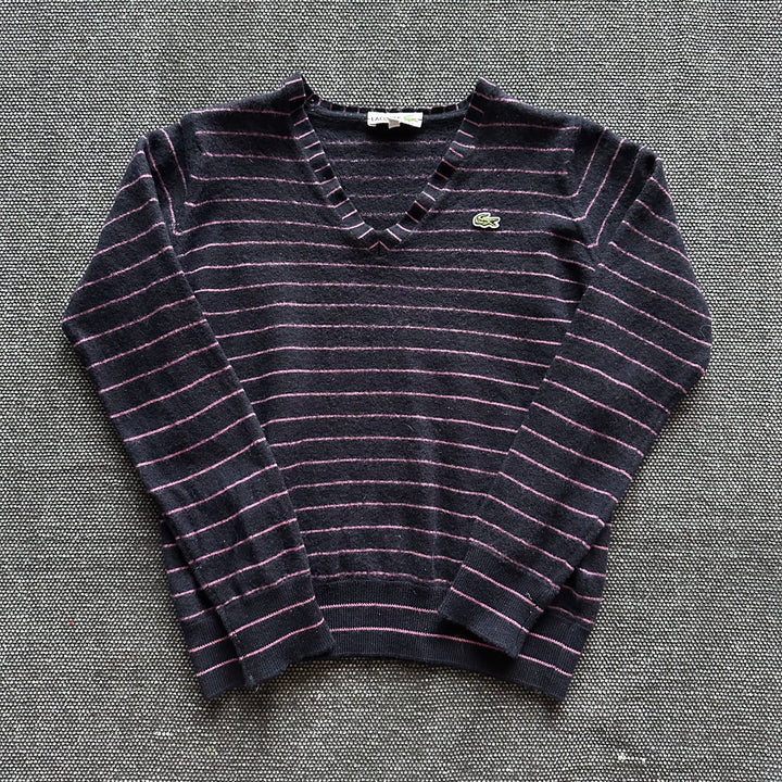 Lacoste Wollpullover mit Streifen – Ansicht 1