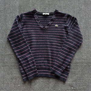 Lacoste Wollpullover mit Streifen (XXS)
