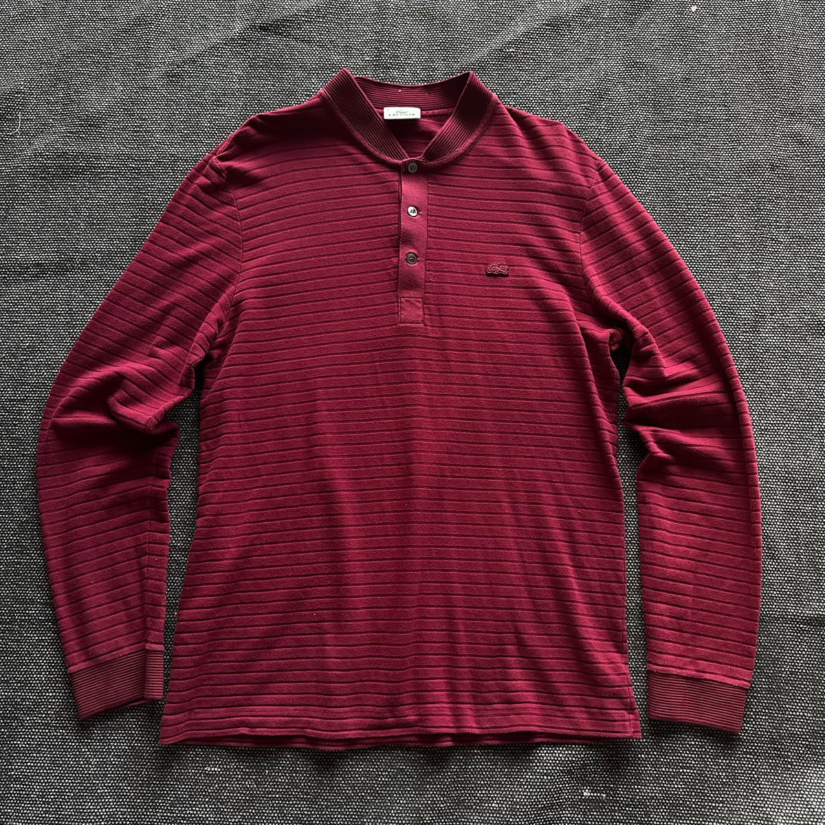 Lacoste Langarm-Poloshirt – Ansicht 1