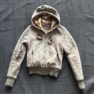 Gefütterter Y2K Zip-Hoodie (S)