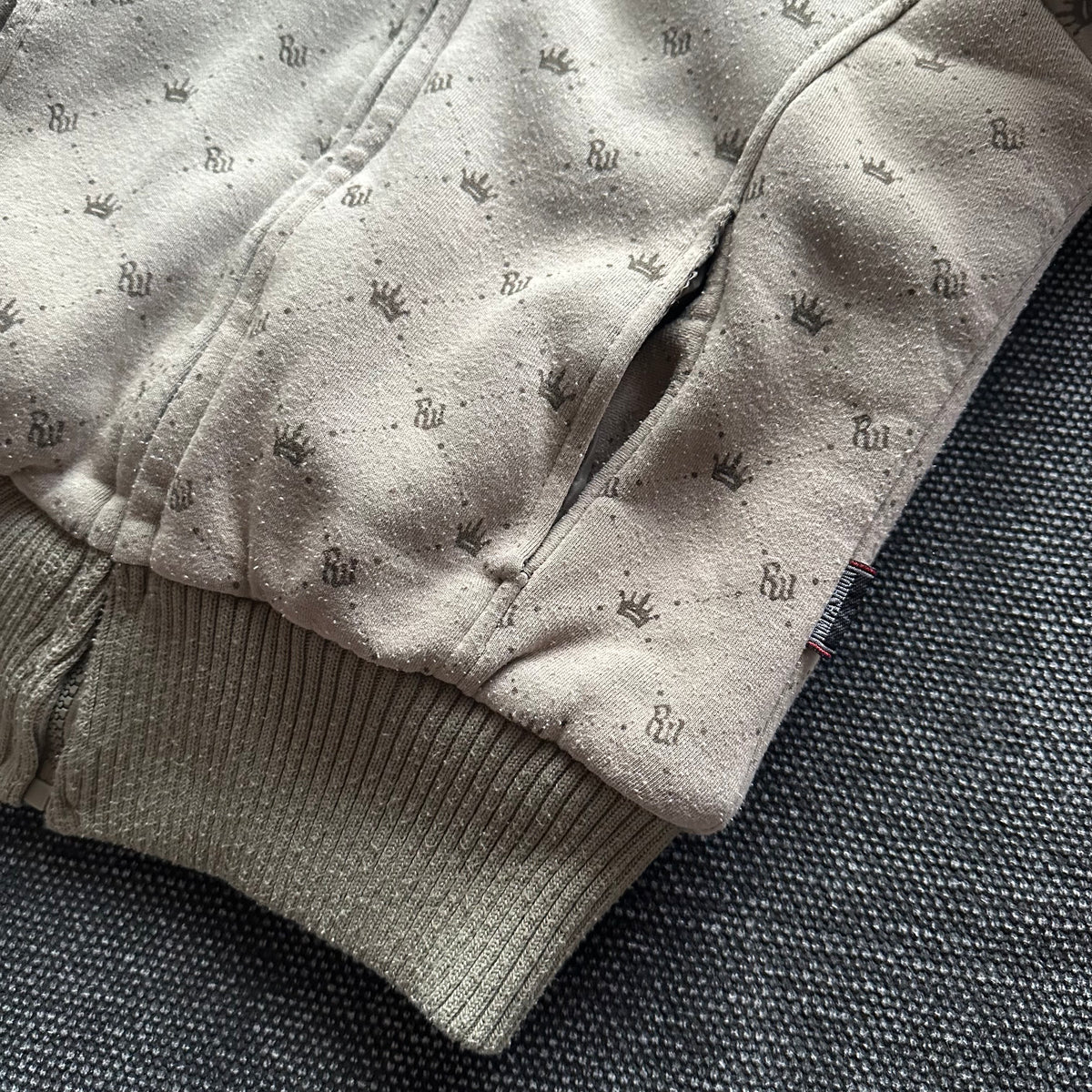 Gefütterter Zip-Hoodie mit Monogramm – Ansicht 4