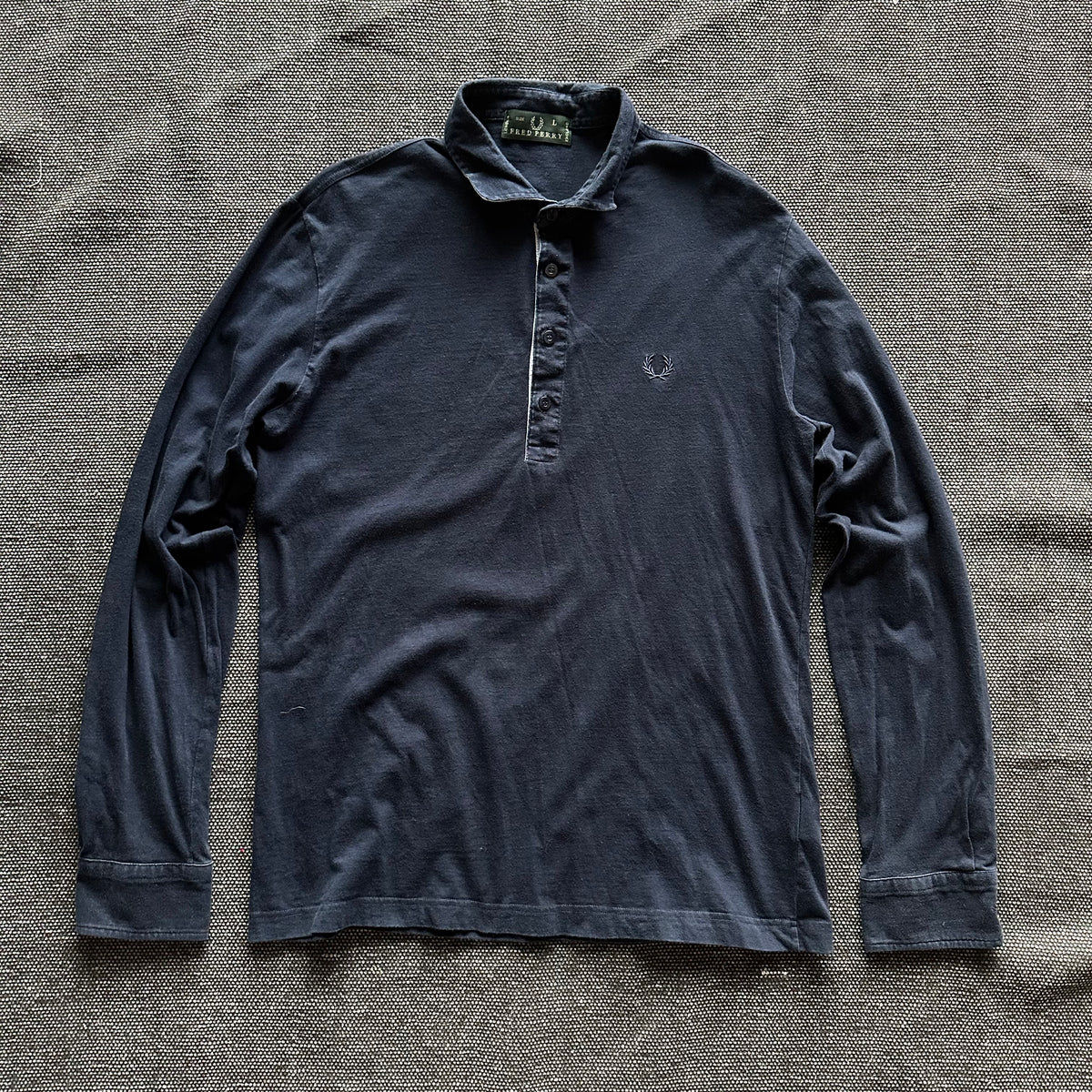 Fred Perry Langarm-Poloshirt – Ansicht 1