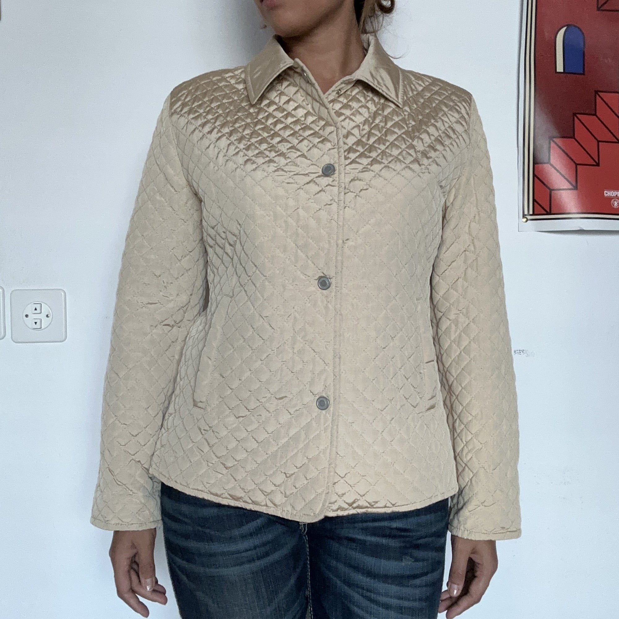 Burberry Steppjacke Beige