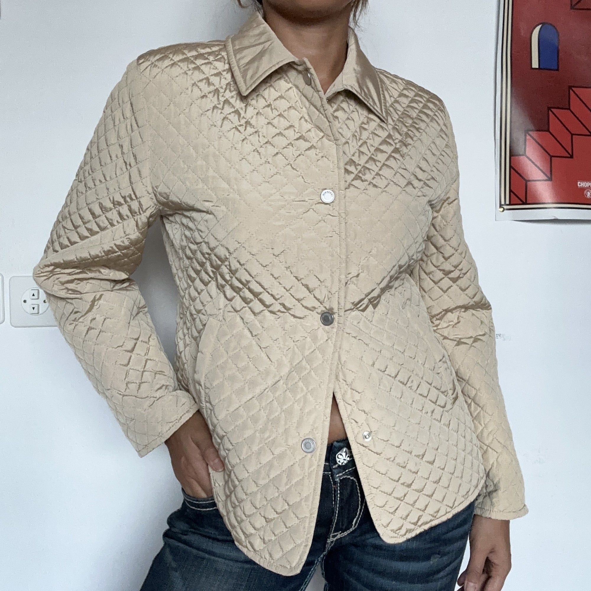 Burberry Steppjacke Beige – Ansicht 2