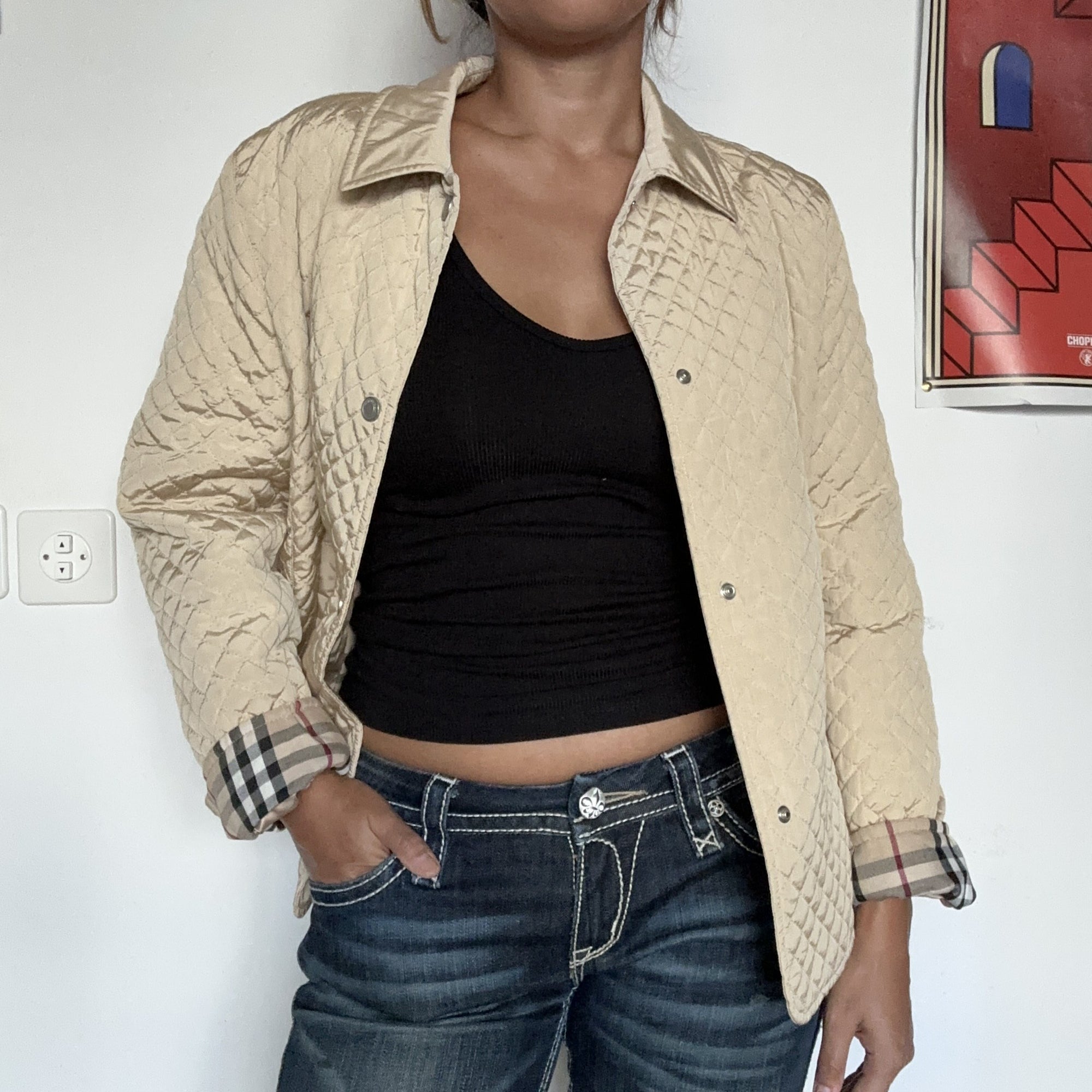 Burberry Steppjacke Beige – Ansicht 5