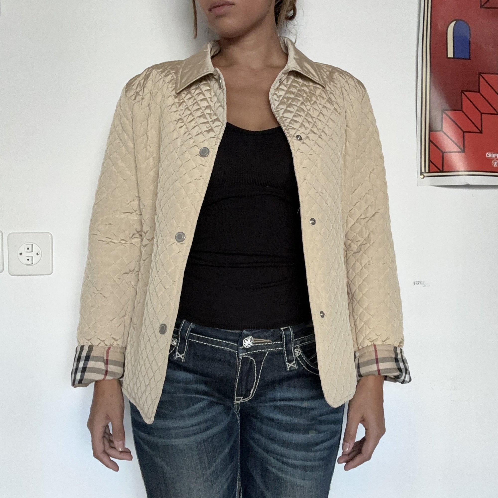 Burberry Steppjacke Beige – Ansicht 6