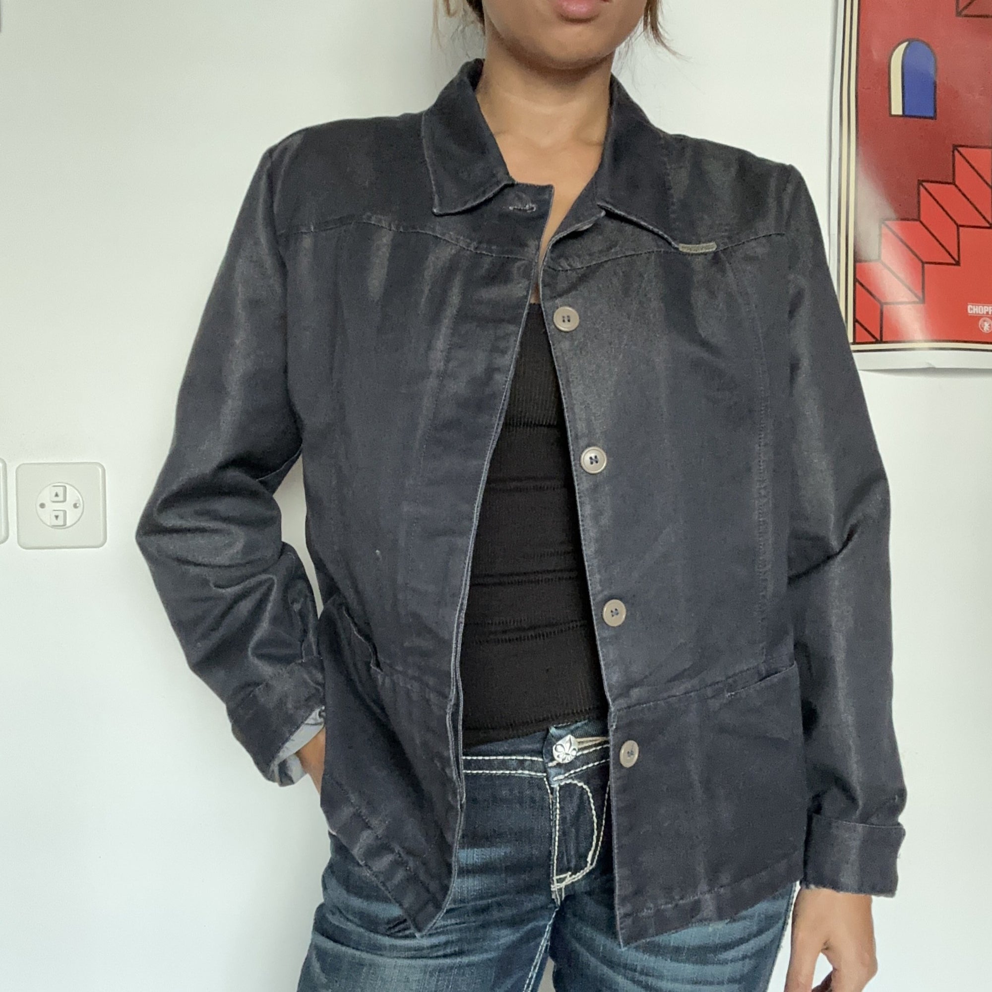 Calvin Klein Jeans Jacke Dunkelgrau