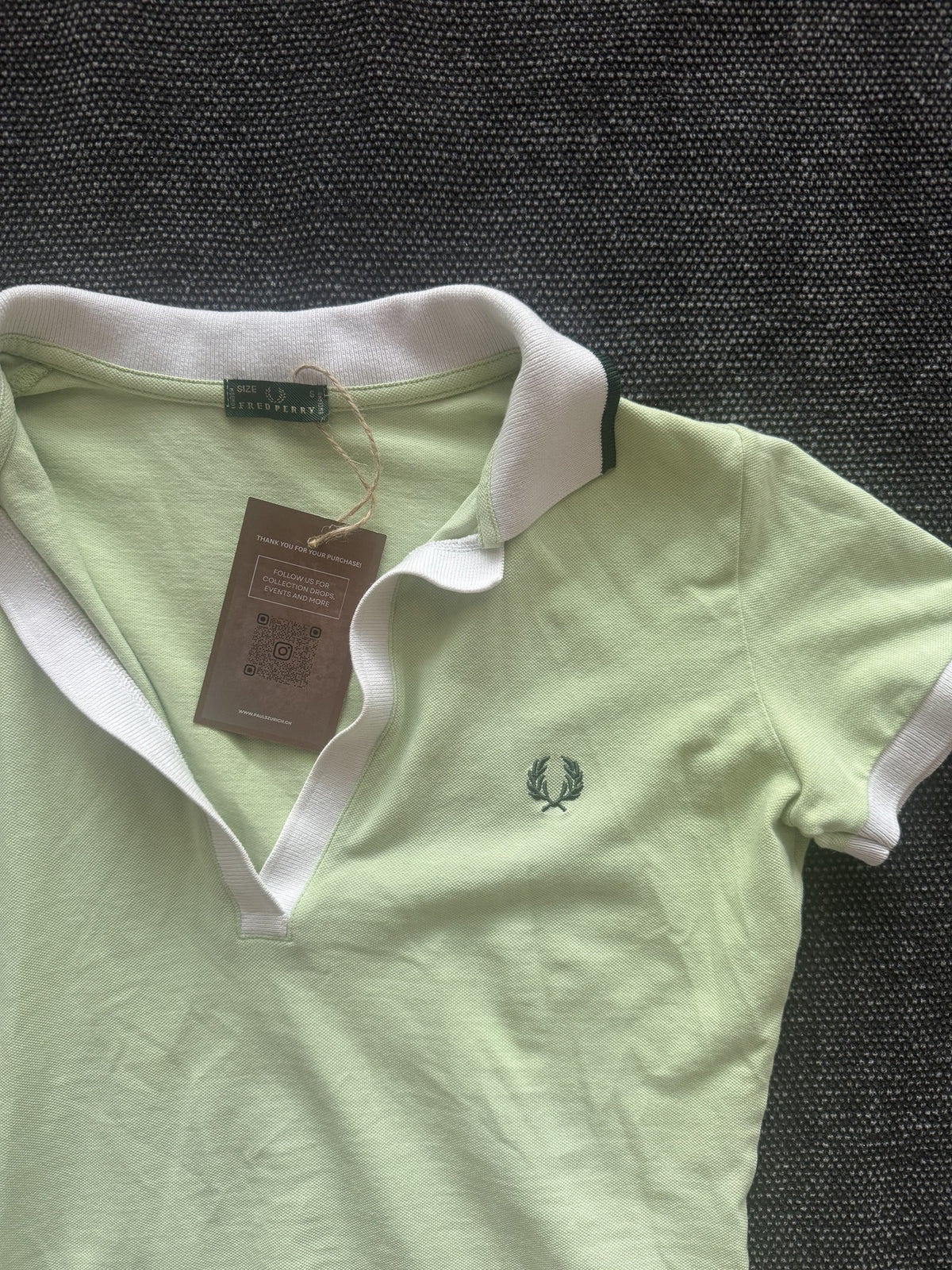 Fred Perry Polo Hellgrün – Ansicht 4